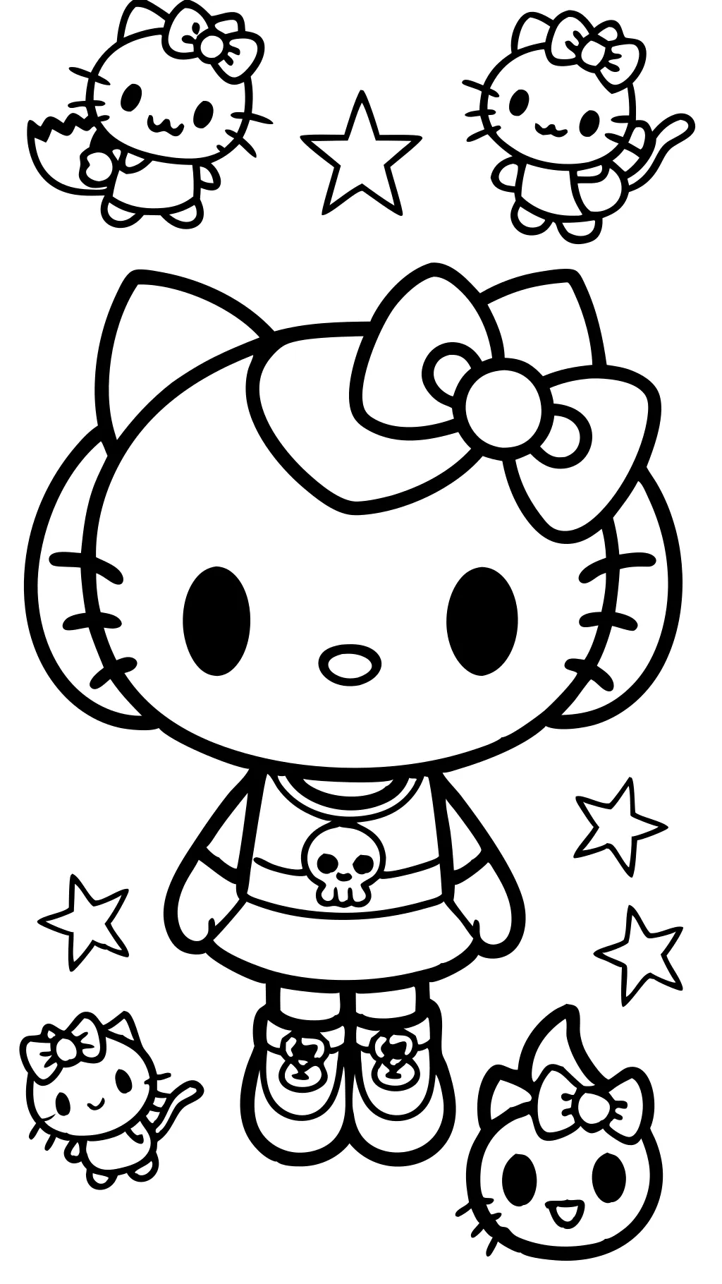 kuromi printable coloring pages